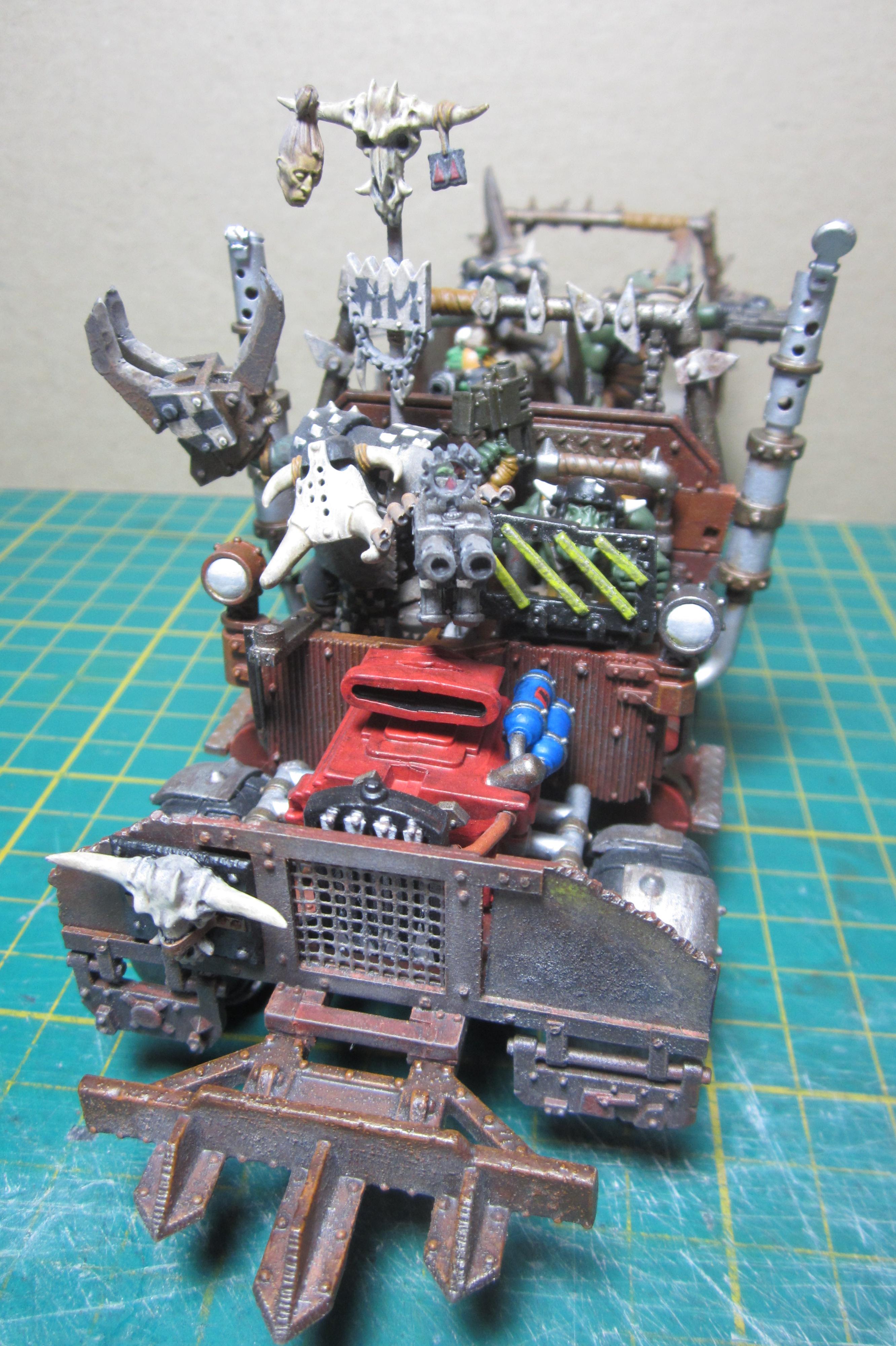 Ork War Trukk – Warhammer 40k GorkaMorka Space Ork OOP Figurine à Monter